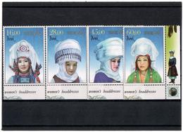 Kyrgyzstan.2012 Feminine Headdresses. 4v: 16,28,45,60 Michel # 702-05 - Kirghizistan