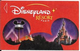 PASS--DISNEYLAND-PAPIER-MICKEY-Rouge-avec Fleche Blanche-V° Valeur 0.00,COUPON De GESTION-TBE - Disney Passports