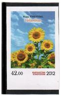 Kyrgyzstan.2012 Flora. Sunflower. Imperf 1v: 42.00 Michel # 706 B - Kirgisistan