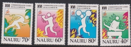 Nauru SG 483-486 1998 Commonwealth Games, Mint Never Hinged - Nauru