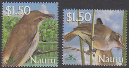 Nauru SG 580-581 2003 Reed Warbler, Mint Never Hinged - Nauru