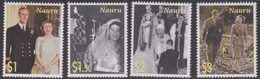 Nauru SG 659-662 2008 QE II Diamond Wedding, Mint Never Hinged - Nauru
