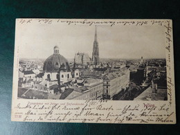 1900 - Panorama Mit Petters Und Stefanskirche - Wien - Stephansplatz