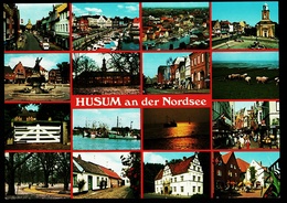 Husum / Nordsee  -  Mehrbild-Ansichtskarte Ca. 1985   (10058) - Husum