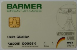 GERMANY - BARMER - Health Smart Card - 1297 - VF Used - Otros & Sin Clasificación