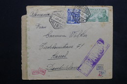 ESPAGNE - Enveloppe De Valencia Pour L 'Allemagne En 1944 , Contrôles Postaux - L 24897 - Nationalists Censor Marks