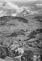 74-MEGEVE- VUE GENERALE ET LE MONT BLANC - Megève