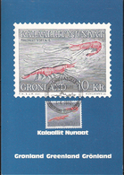 Greenland  1982 Marine Fauna, Caridean Shrimp, Pandalus Borealis, Mi 133 Maximumcard First Day Cancellation - Brieven En Documenten