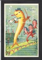 Delcampe - CPA Billet De Banque Banknote Poisson D'avril Non Circulé - Münzen (Abb.)