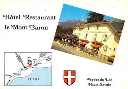 74-VEYRIER-DU-LAC- MULTIVUES- HÔTEL RESTAURANT LE MONT BARON - Veyrier