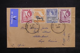 KENYA / OUGANDA / TANGANIKA - Enveloppe FDC Par Avion De Dar El Salaam Pour Cape Town En 1954 - L 24957 - Kenya, Uganda & Tanganyika