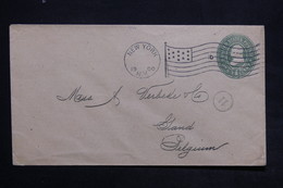 ETATS UNIS - Entier Postal De New York Pour La Belgique En 1900 - L 24961 - ...-1900