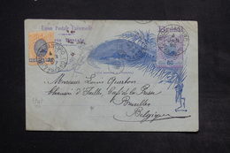 BRÉSIL - Entier Postal + Complément De Rio De Janeiro Pour Bruxelles En 1898 - L 24965 - Ganzsachen