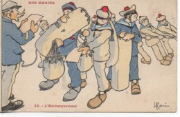 Illustrateur  GERVESE Série NOS MARINS N°25 L'Embarquement - Gervese, H.