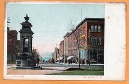 St John NB 1908 Postcard - St. John