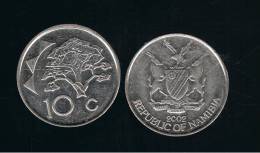 NAMIBIA -  10 Cents 2002   KM2  - Tree - Arbol - Namibië