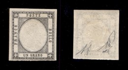 ANTICHI STATI - NAPOLI - 1861 - 1 Grano (19a-grigio) - Gomma Originale - Diena (650) - Autres & Non Classés