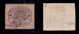 ANTICHI STATI - PONTIFICIO - 1867 - 80 Cent (20) - Usato - Diena (850) - Sonstige & Ohne Zuordnung