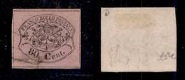 ANTICHI STATI - PONTIFICIO - 1867 - 80 Cent (20) - Usato - Diena (850) - Otros & Sin Clasificación