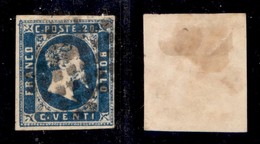 ANTICHI STATI - SARDEGNA - 1851 - 20 Cent (2) Usato (550) - Sonstige & Ohne Zuordnung