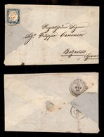 ANTICHI STATI - SARDEGNA - 20 Cent (15f) - Busta Da Torino A Balzaneto Del 20.2.57 - Oliva - Otros & Sin Clasificación