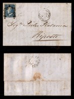 ANTICHI STATI - SICILIA - 2 Grana (7b-cobalto) - Lettera Da Palermo Del 7.5.59 - Diena (1.800) - Autres & Non Classés