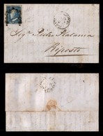 ANTICHI STATI - SICILIA - 2 Grana (7b-cobalto) - Lettera Da Palermo Del 7.5.59 - Diena (1.800) - Andere & Zonder Classificatie