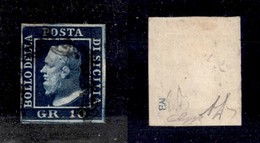 ANTICHI STATI - SICILIA - 1859 - 10 Grana (12b) - Ottimi Margini - G.Bolaffi + Diena (900) - Otros & Sin Clasificación