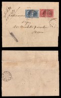 REGNO D'ITALIA - POSTA ORDINARIA - Coppia Del 40 Cent (20) + 20 Cent (26) + 10 Cent (27) - Piego A Fascia Raccomandato D - Other & Unclassified