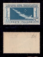 REGNO D'ITALIA - SERVIZI - 1930 - Crociera Balbo - 7,70 Lire (25-Aerea) - Gomma Originale - Cert. Wolf (1.100) - Sonstige & Ohne Zuordnung