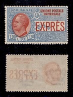 REGNO D'ITALIA - SERVIZI - 1922 - Espressi - Non Emesso - 1,20 Lire (8) - Gomma Integra (650) - Autres & Non Classés