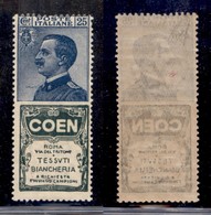 REGNO D'ITALIA - SERVIZI - 1924 - Pubblicitari - 25 Cent Coen (5) - Gomma Integra - Cert. Wolf (900) - Sonstige & Ohne Zuordnung