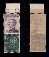REGNO D'ITALIA - SERVIZI - 1924 - Pubblicitari - Saggi - 50 Cent Piperno (13) Bordo Foglio - Gomma Integra - Ottimamente - Sonstige & Ohne Zuordnung