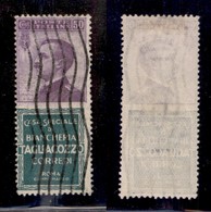 REGNO D'ITALIA - SERVIZI - 1924 - Pubblicitari - 50 Cent Tagliacozzo (17) Usato (1.100) - Sonstige & Ohne Zuordnung
