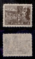 OCCUPAZIONI - FIUME - 1919 - 5 Corone (47-carta B) - Gomma Integra (400) - Otros & Sin Clasificación