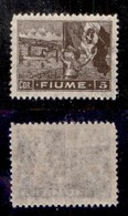 OCCUPAZIONI - FIUME - 1919 - 5 Corone (47-carta B) - Gomma Integra (400) - Andere & Zonder Classificatie