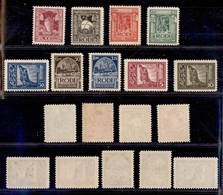 COLONIE - EGEO - 1929 - Pittorica (3/11) - Serie Completa - Gomma Integra (2.250) - Other & Unclassified