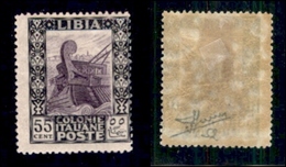 COLONIE - LIBIA - 1925 - 55 Cent Pittorica (52b-Torino) - Gomma Originale - Sorani (1.800) - Sonstige & Ohne Zuordnung