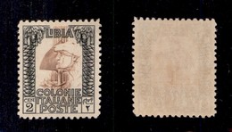 COLONIE - LIBIA - 1930 - 2 Cent (59-dentellato 11) - Gomma Integra - Ottimamente Centrato (4.000) - Sonstige & Ohne Zuordnung