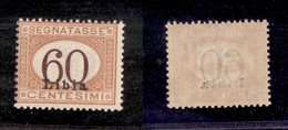 COLONIE - LIBIA - 1925 - Segnatasse - 60 Cent (11) - Gomma Integra (600) - Otros & Sin Clasificación