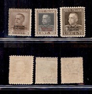 COLONIE - SOMALIA - 1928 - Soprastampati (116/118) - Serie Completa - Gomma Integra (700) - Sonstige & Ohne Zuordnung