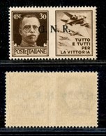 RSI - 1943 - Propaganda - 30 Cent Aviazione (19/Ia-R Terzo-Brescia) - Gomma Integra - Cert. AG (1.000) - Other & Unclassified