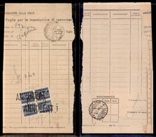 RSI - Segnatasse - Quartina Del 10 Cent (48/I-Brescia) Su Modulo Amministrativo Da Brescia A Vigolone Del 21.4.44 - Siro - Sonstige & Ohne Zuordnung