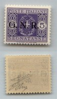 RSI - 1944 - Segnatasse - 5 Lire (57-Verona) - Gomma Integra - Sorani + Oliva (900) - Sonstige & Ohne Zuordnung