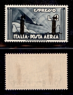 RSI - 1944 - Saggi - 2 Lire Aeroespresso (P16-Aerea-Verona) - Gomma Integra - Cert. AG (6.000) - Otros & Sin Clasificación