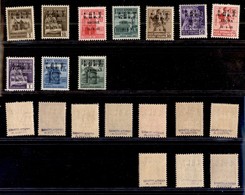 EMISSIONI C.L.N. - ARONA - 1945 - Soprastampati (1/10) - Serie Completa - Gomma Integra (850) - Andere & Zonder Classificatie