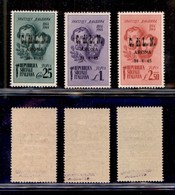 EMISSIONI C.L.N. - ARONA - 1945 - Bandiera (11/13) - Serie Completa - Gomma Integra  (375) - Other & Unclassified