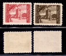 TRIESTE - LITORALE SLOVENO - 1946 - Dentellatura Di Prova 11 1/2 (60A/I+60B/I) - Serie Completa - Gomma Integra - Rara - - Sonstige & Ohne Zuordnung