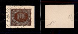 SAN MARINO - 1894 - 5 Lire (22) Usato Su Frammento (600+) - Autres & Non Classés