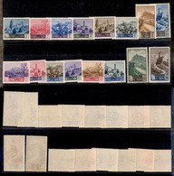 SAN MARINO - 1949/1950 - Paesaggi (342/355) - Serie Completa - Gomma Integra (700) - Andere & Zonder Classificatie